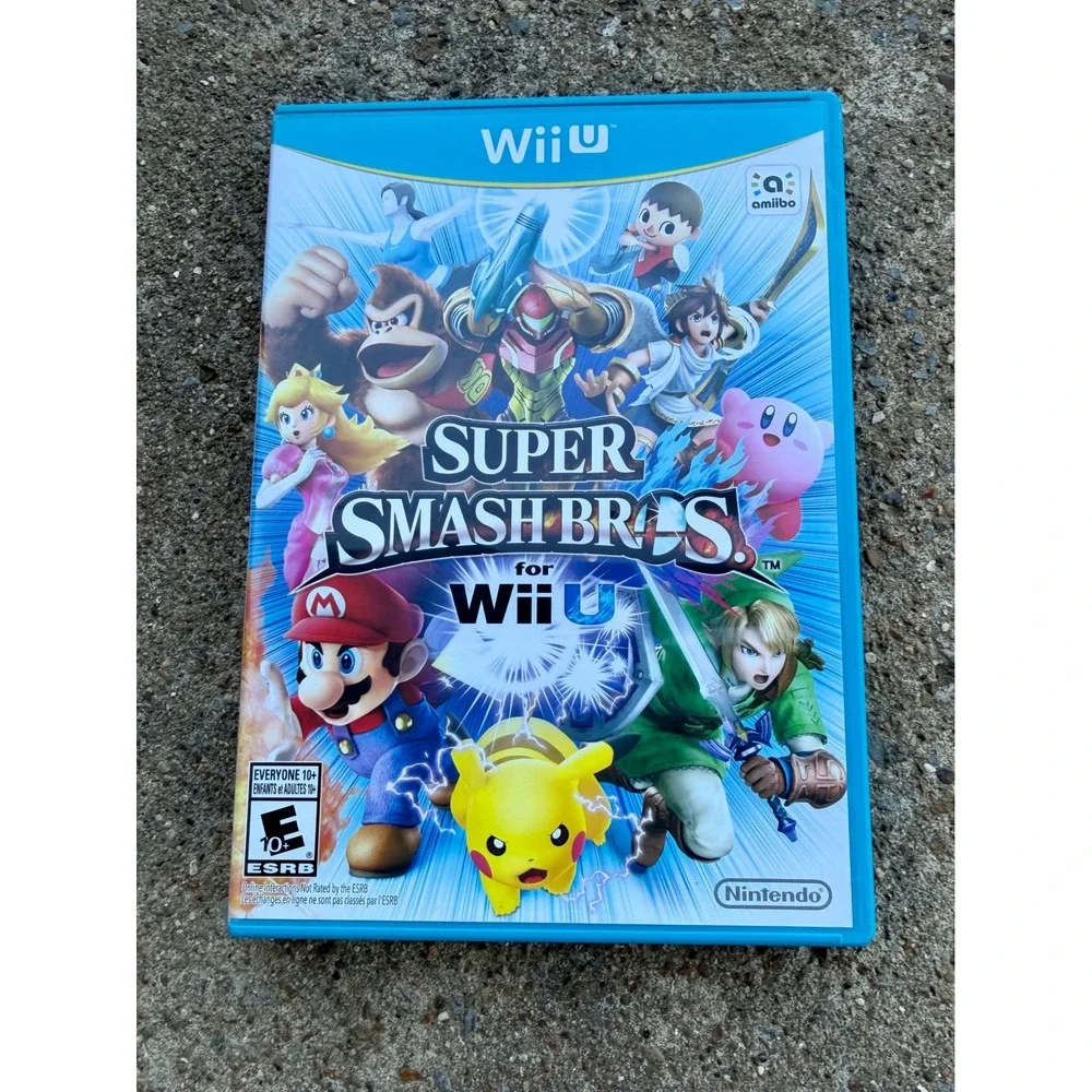 Super Smash Bros for Nintendo Wii U Complete with Manual WUP P AXFE USZ